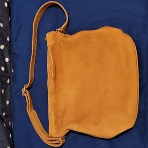 Suede Coach Shoulder Bag